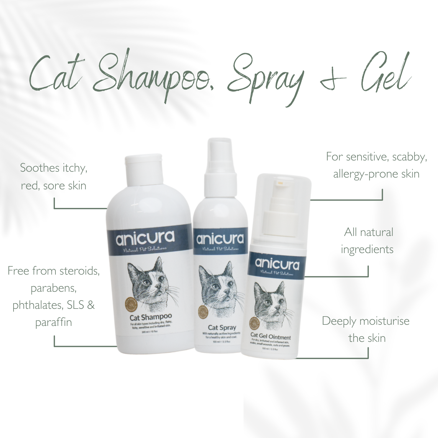 The Cat Total Care Gift - FREE Anti-Itch Chews & Tote Bag!