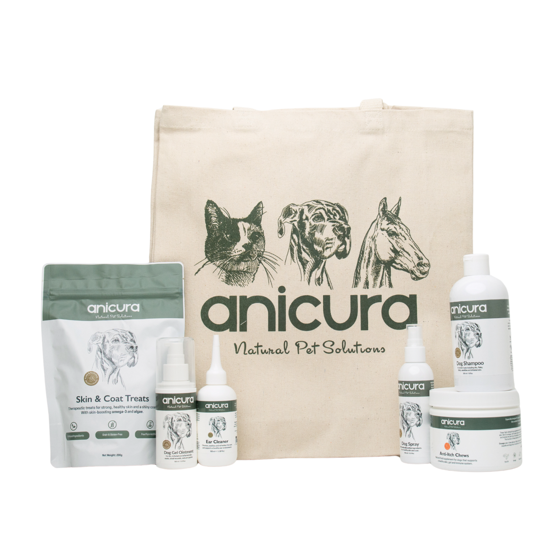 The Dog Total Care Gift - FREE Anti-Itch Chews & Tote Bag!
