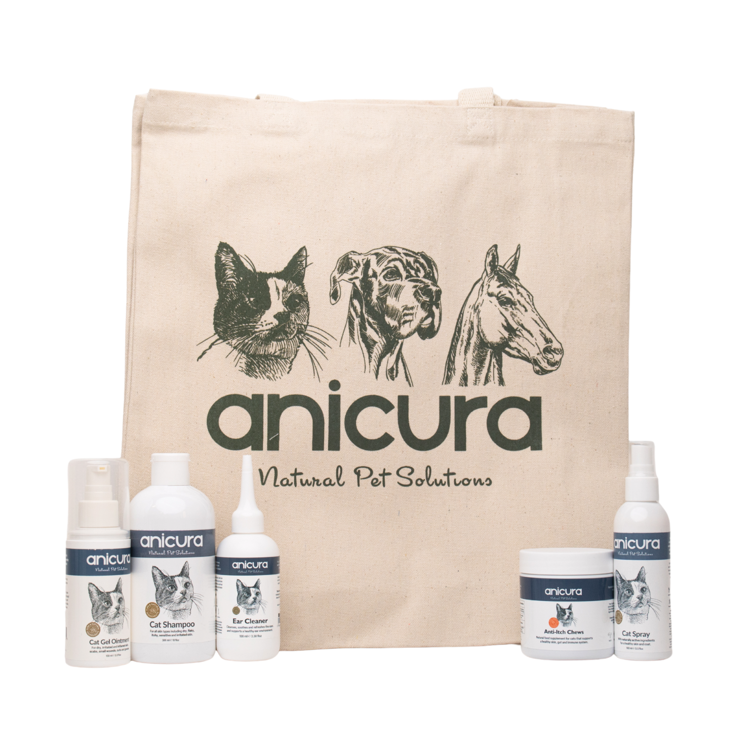 The Cat Total Care Gift - FREE Anti-Itch Chews &amp; Tote Bag!