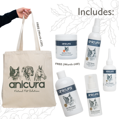 The Cat Total Care Gift - FREE Anti-Itch Chews &amp; Tote Bag!